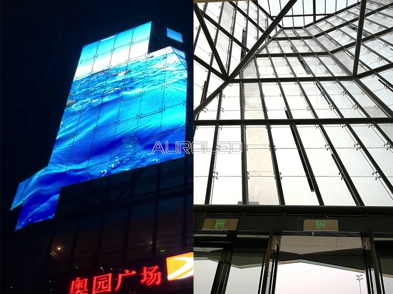 珠海奧園<a href=http://www.zhushasp.com/toumingping/ target=_blank class=infotextkey>透明屏</a>點(diǎn)亮效果